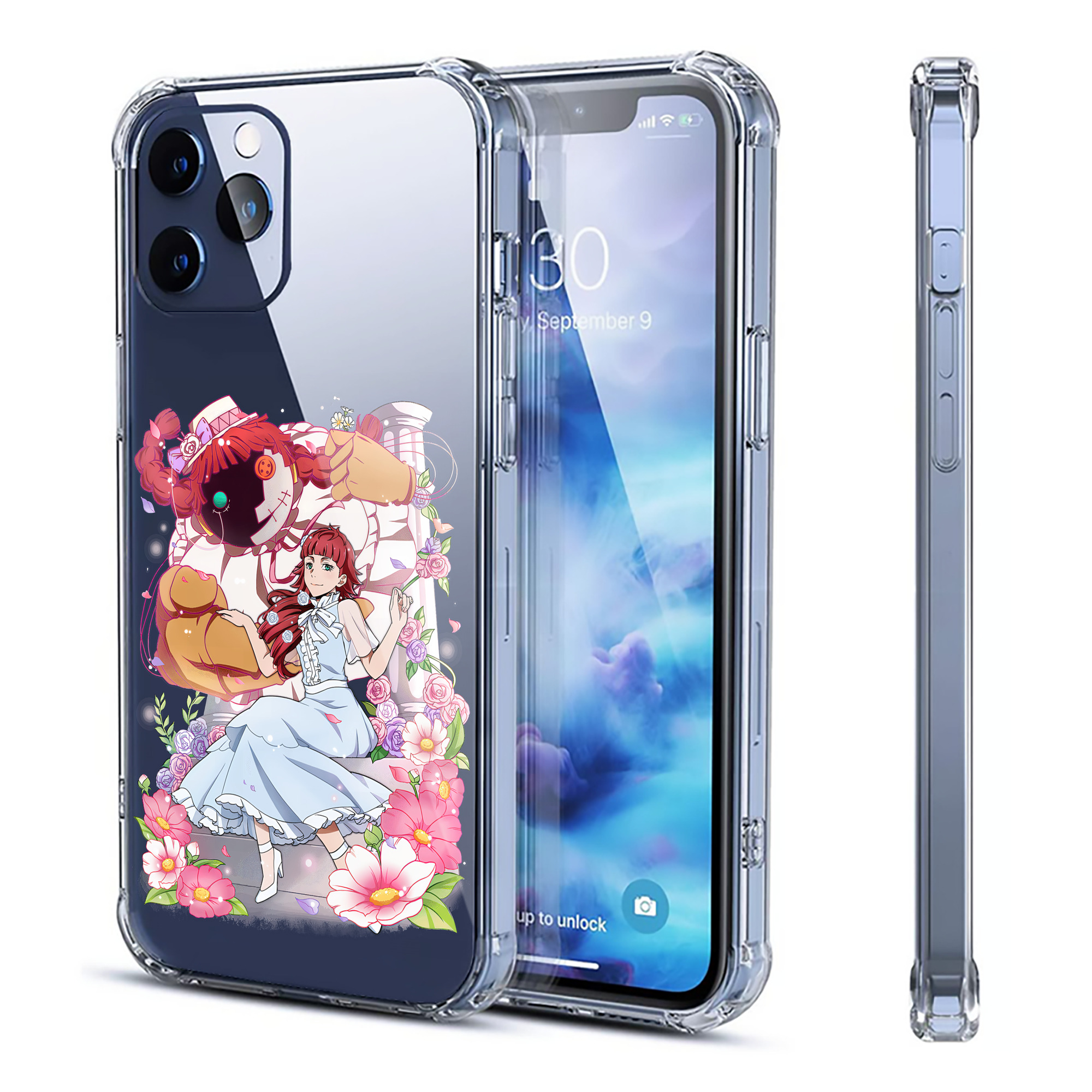 （画像用） 文豪ストレイドッグス Bungo Stray Dogs 【iPhone 12シリーズ対応】透明スマホケース（クリアソフトケース）